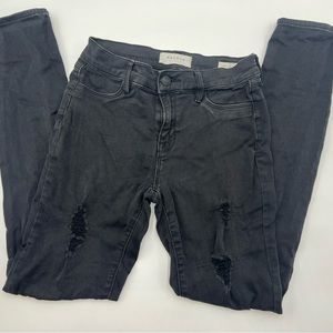 PACSUN Distressed Black Jegging Pants Jeans Size 25